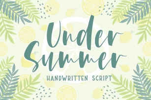 Under Summer Font Download