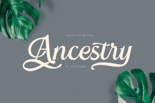 ANCESTRY - Retro Script Font Download