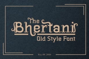 The Bhertani Font Download
