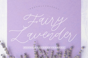 Fairy Lavender Monoline Handdraw Font Font Download