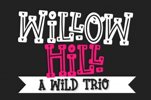 Willow Hill - A Quirky Thick Serif Trio Font Download