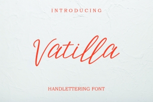 Vatilla - Handlettering Font Font Download
