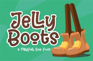 Jelly Boots - Playfull Line Font Font Download