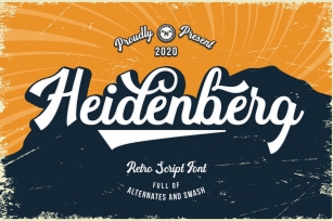 Heidenberg - Retro Font Font Download