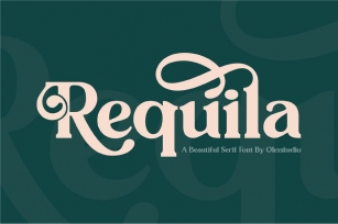 REQUILA - Vintage Font Font Download