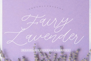 Fairy Lavender YH - Monoline Font Font Download