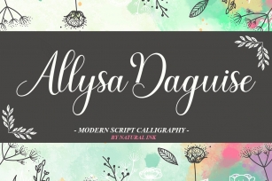 Allysa Daguise Font Download