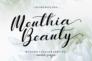 Meuthia - Modern Calligraphy Font Download