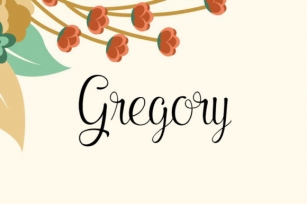 Gregory Font Download