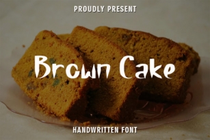 Brown Cake Font Download
