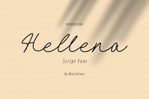 Hellena, elegant script font Font Download