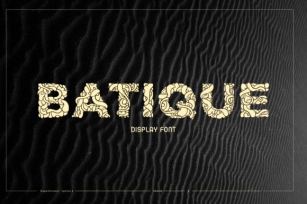 Batique Font Download