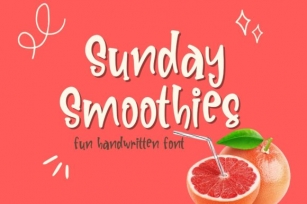 Sunday Smoothies Font Download