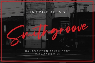 Smithgroove Handwritten Brush Font Font Download