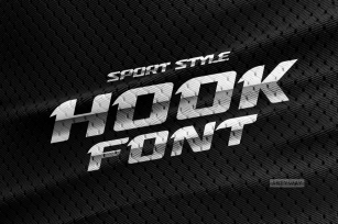 Sport Style Font  Hook Font Font Download