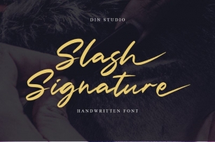 Slash Signature Font Download