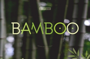 Bamboo Headline Font Font Download