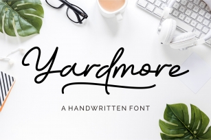 Yardmore - Handwritten Font Download