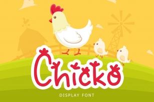 Chicko Cute Display Font Font Download
