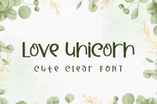 Love Unicorn Font Download