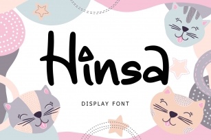 Hinsa Cute Display Font Font Download