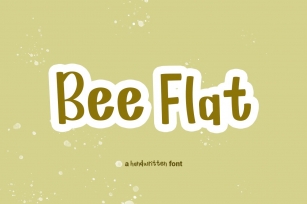 Bee Flat - a beauty script font Font Download