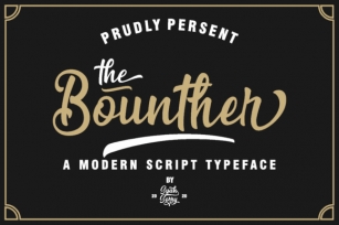 The Bounther Font Download