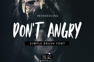 Dont Angry Font Font Download