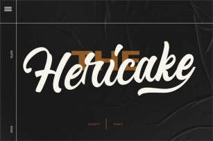 Hericake Logo Type Font Font Download