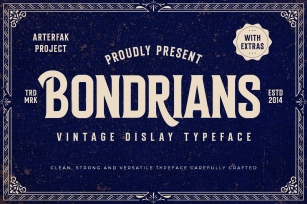 Bondrians Font Download