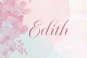 Edith Font Download