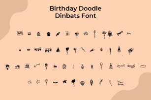 Birthday Doodle Font Download