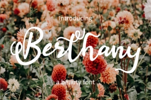 Berthany Font Download