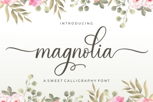 Magnolia Sweet Calligraphy Font Download