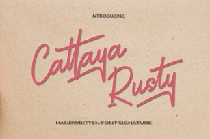 Cattaya Rusty Font Download