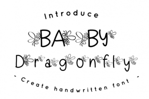Baby Dragonfly Font Download