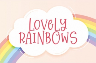 Lovely Rainbows Font Download