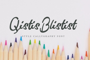 Qistis Blistist | Unique Handwritten Font Download