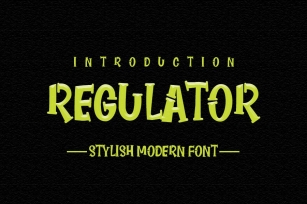 Regulator Font Download