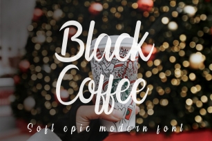 Black Coffee | Modern Calligraphy Font Download