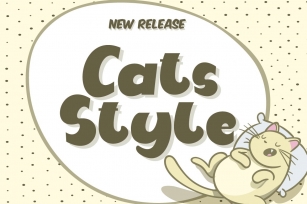 Cats Style Font Download
