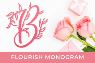 Flourish Monogram Font Download