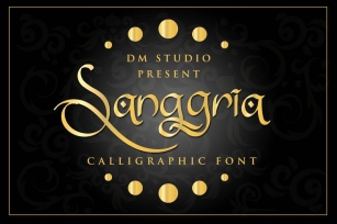 Sanggria - Calligraphic Font Font Download