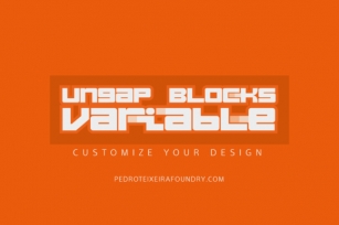 Ungap Blocks Variable Font Download