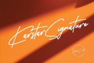 Karstar Signature Font Download