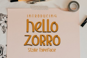 Hello Zorro Font Download