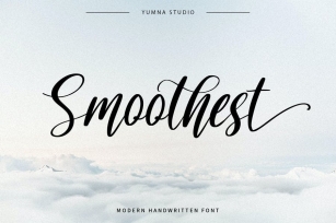 Smoothest - Beautiful handwritten Font Font Download