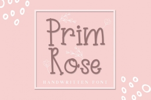 Prim Rose - Lovely Handwritten Font Download