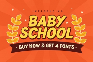 Baby School Font Display Font Download