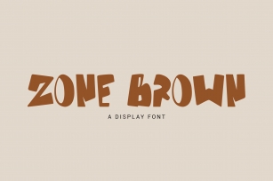Zone Brown - Bold Display Font Font Download